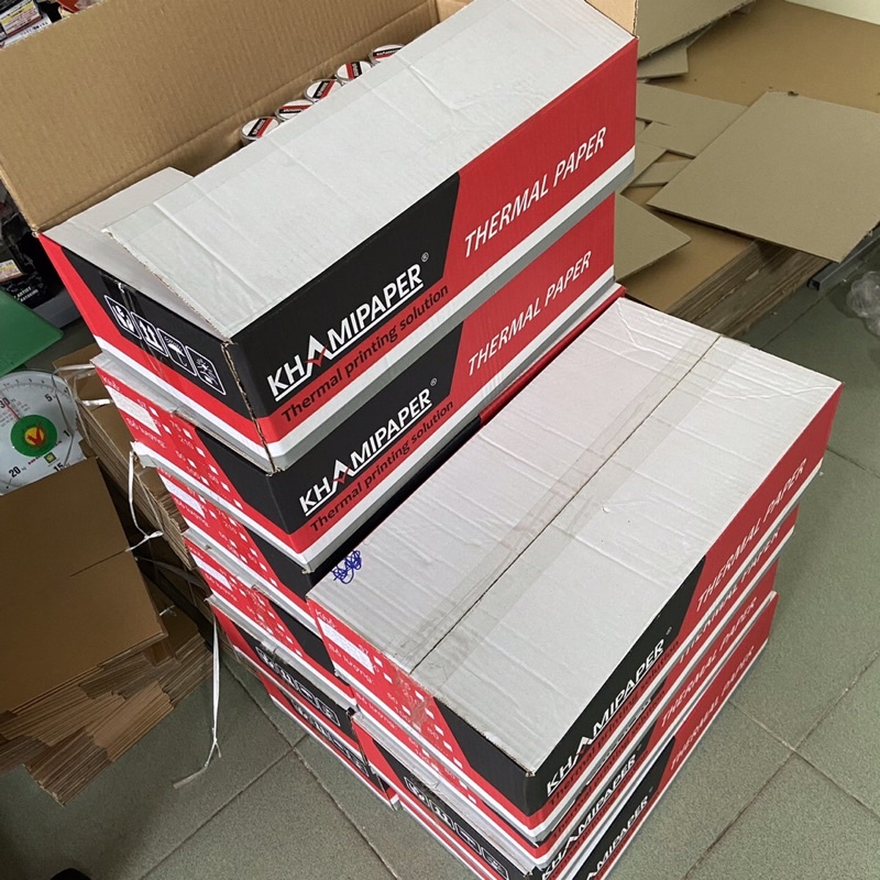 Giấy in nhiệt loại tốt HAPPY LIMI KHAMIPAPER - Giấy in hoá đơn bill k57 58mm