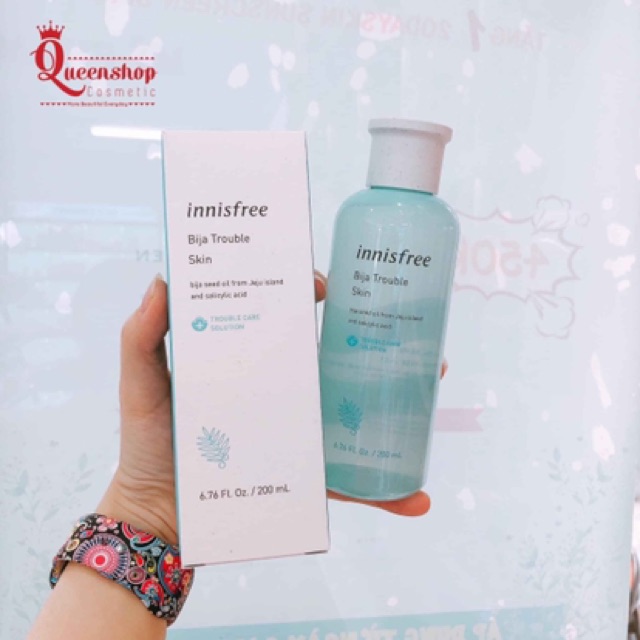 Toner dành cho da mụn Bija Trouble skin innisfree