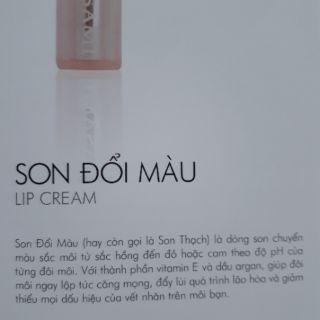 Son đổi màu Asami Lip Cream