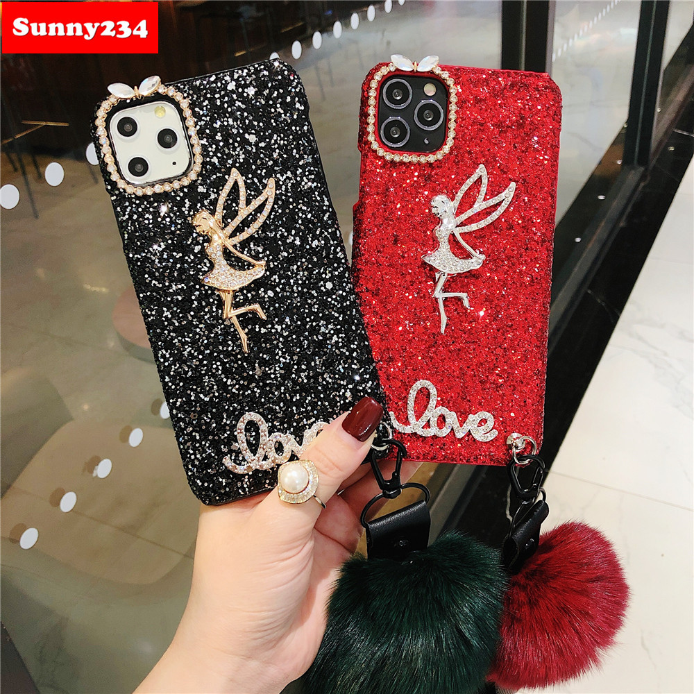 Ốp Lưng Lấp Lánh Cho Samsung S20 Fe Note 20 Ultra M31 A31 A11 M11 A01 A51 A71 S20 Plus A50 A30S A50S A20 A30 S10 Lite 2020 M20 M10 A6 A8 Plus