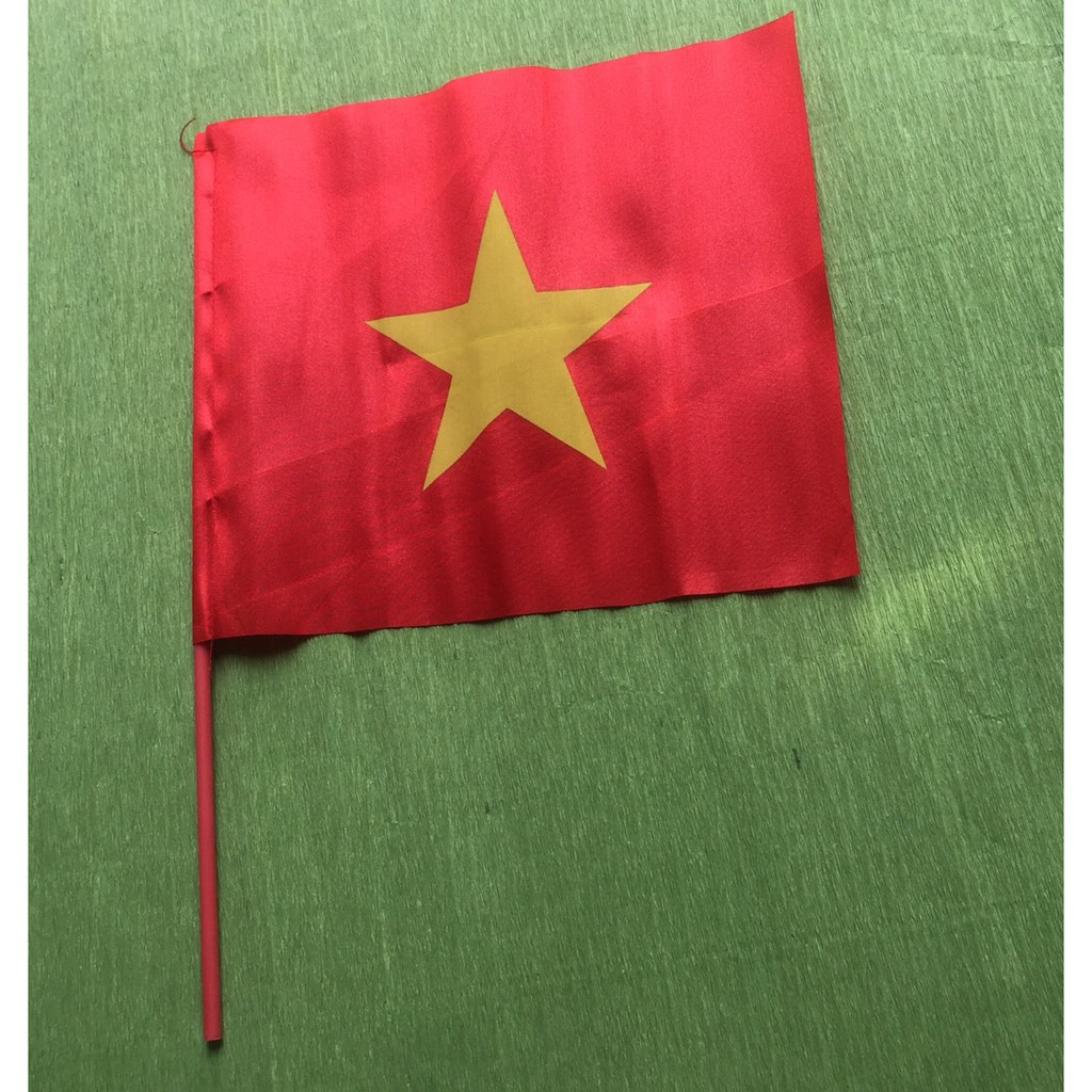 Combo 5 lá cờ Việt Nam cờ cỗ vũ bóng đá cờ cầm tay nhỏ