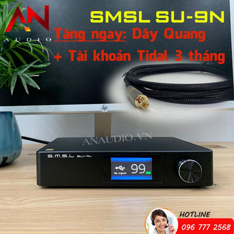 Giải Mã DAC SMSL SU-9n 32bit/768Khz/DSD 512 Phiên Bản Thu Gọn Của SMSL SU9