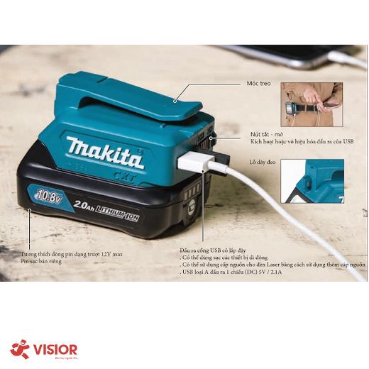 Bộ chuyển đổi cổng USB Makita ADP06