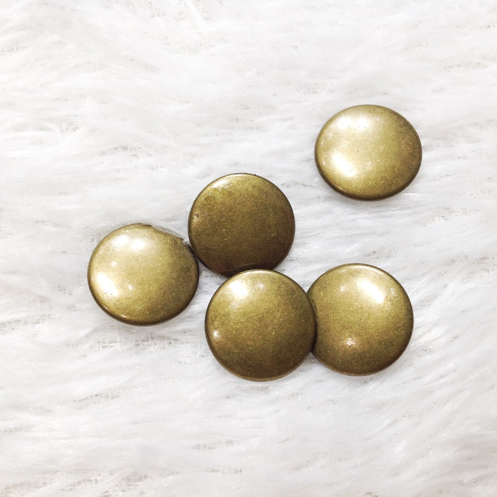 Nút bấm áo khoác cúc đóng ao dạ phao đính kết trang phục nhiều kiểu