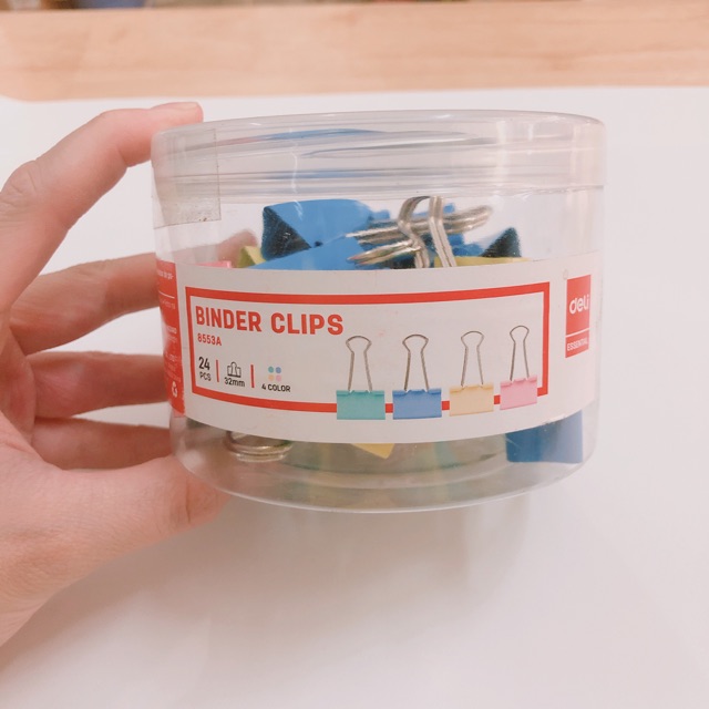 Kẹp Deli - Binder Clips 25mm-32mm-51mm