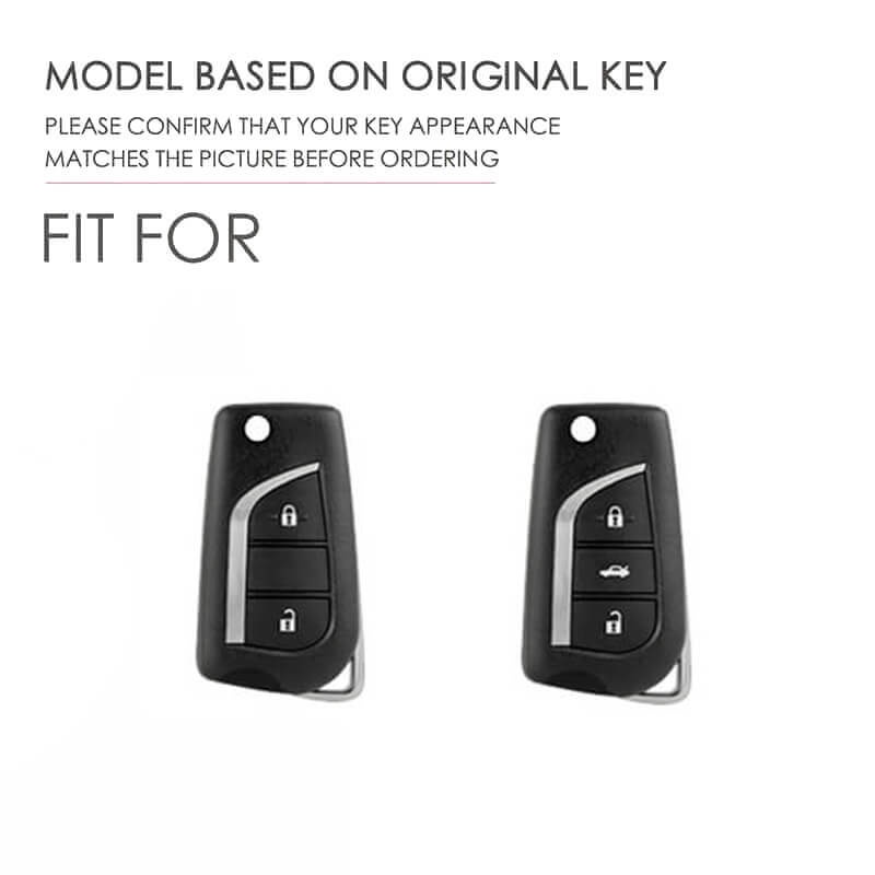 Vỏ Chìa Khóa Bằng Hợp Kim Kẽm Cao Cấp Cho Ô Tô Toyota Altis Revo Innova Fortuner