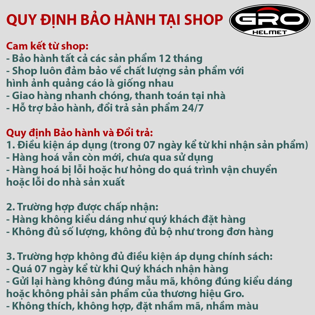 Mũ Bảo Hiểm 3/4 đầu GRO Helmet V2 có kính dài, kiểu dáng trẻ trung cho nam và nữ, khóa kim loại chắc chắn - Màu Bạc