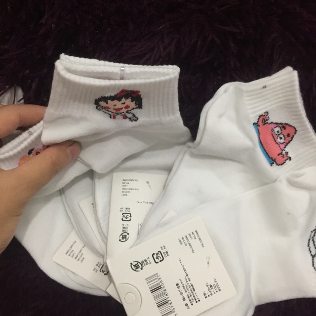 10 đôi tất 3d hàn quốc, vớ hoạt hình