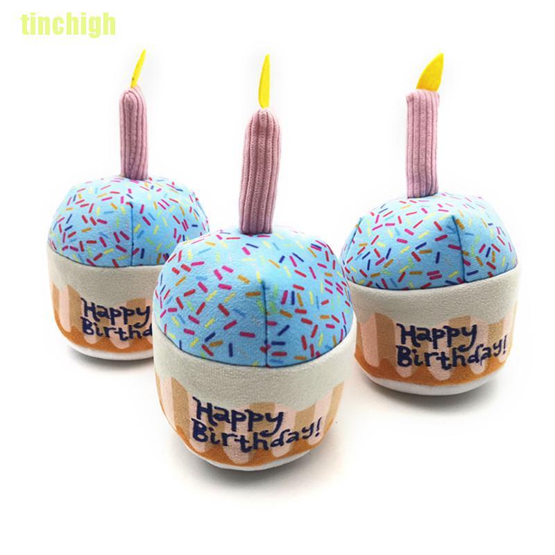 Đồ Chơi Nhồi Bông Hình Bánh Sinh Nhật Dễ Thương