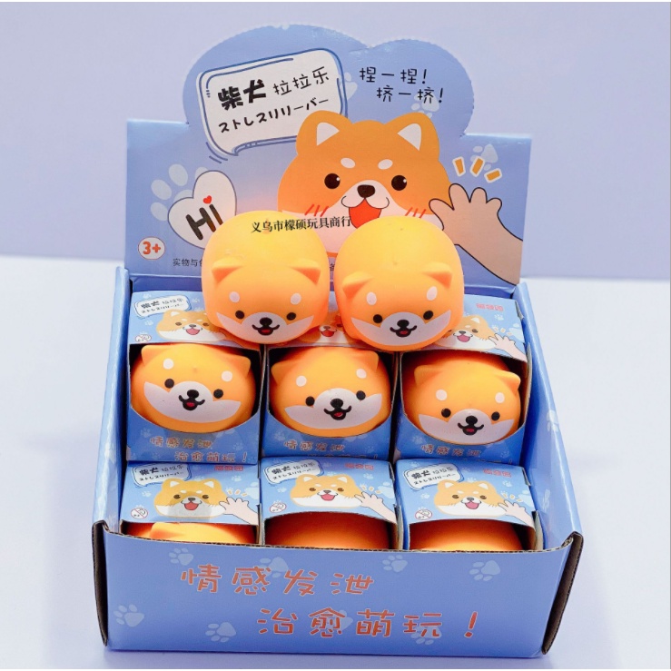 HOT: Chó Shiba  XẢ STRESS - Chó Shiba silicon co dãn, dẻo, đàn hồi ngộ nghĩnh, giải tỏa căng thẳng, xả STRESS