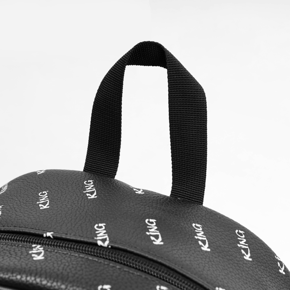 Balo Da Backpack Unisex Chống Nước Balo Backpack King 2-Màu Đen - Hàng mới về