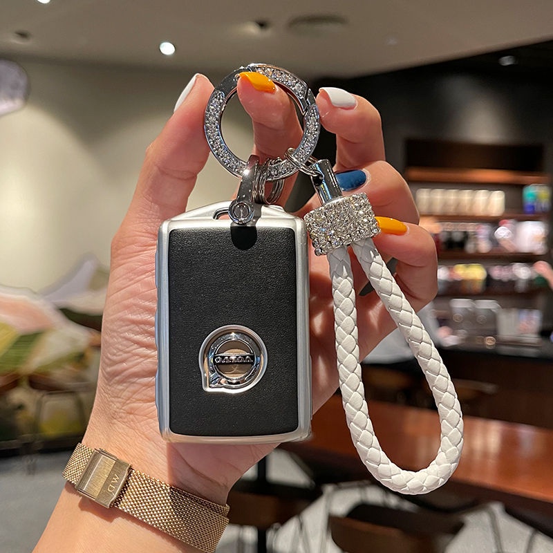 Bao Da Bảo Vệ Chìa Khóa Xe Hơi volvo s90 xc90 xc40 s60 xc60