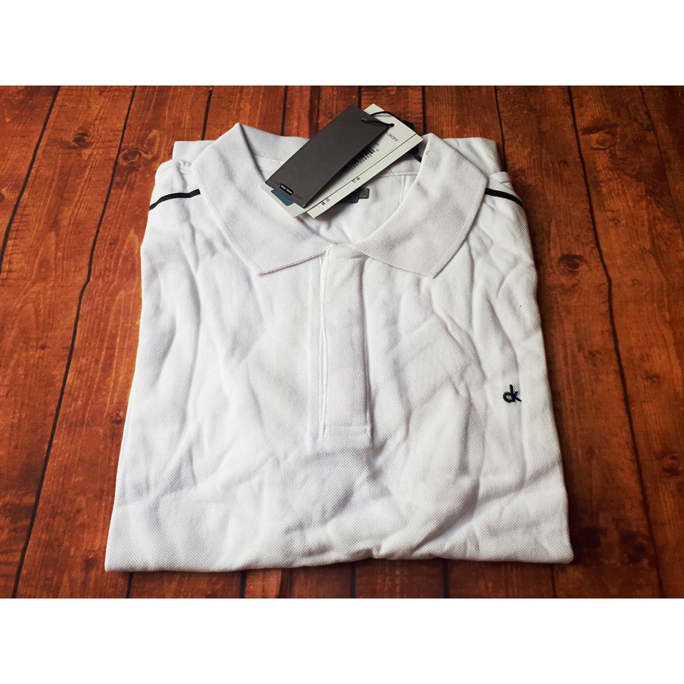Áo thun polo Ck cotton pique xịn đẹp Full tem tag