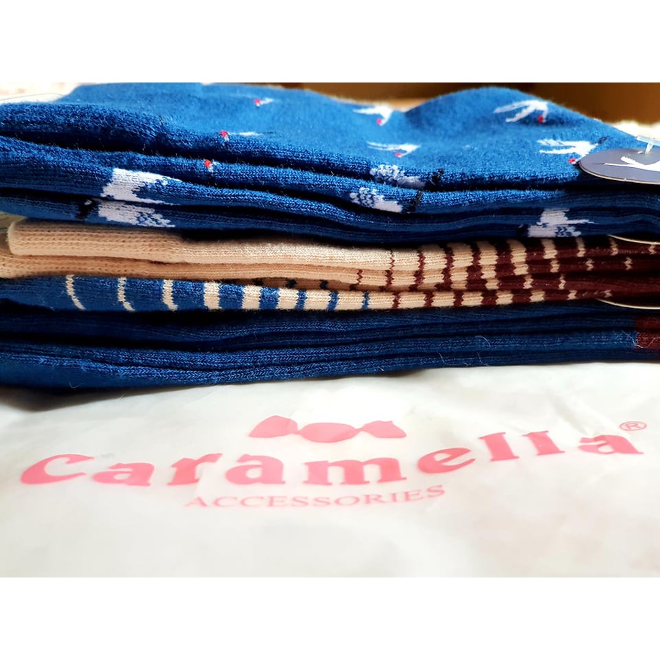 Túi 3 đôi vớ Caramella Bird