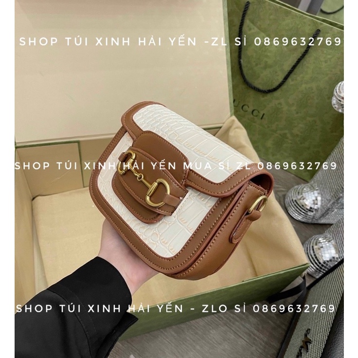 túi đeo chéo hà hồ da rắn hàng loại đẹp