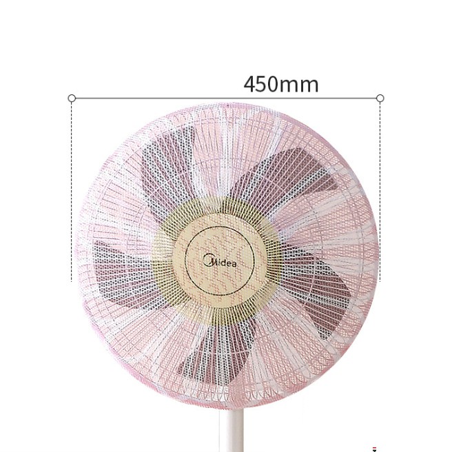 Lưới Bọc Lồng Quạt Có Dây Rút Size Lớn 45cm An Toàn Cho Bé Hoạ Tiết Dễ Thương T027