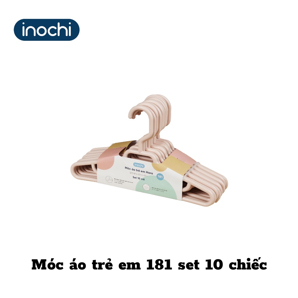 Móc Áo Trẻ Em Hara Các Loại INOCHI, Chất Liệu Nhựa Cao Cấp, Cải Tiến Về Kiểu Dáng