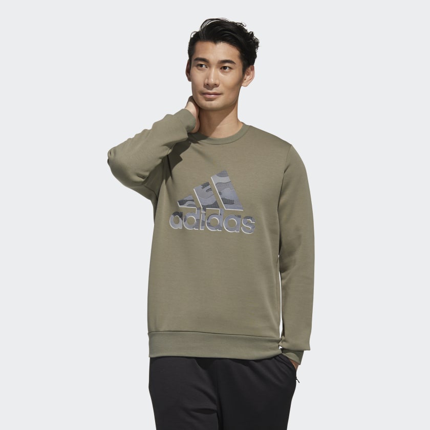 Áo thun thể thao nam adidas Graphic huy hiệu thể thao Must Haves GH4413 - hàng chính hãng