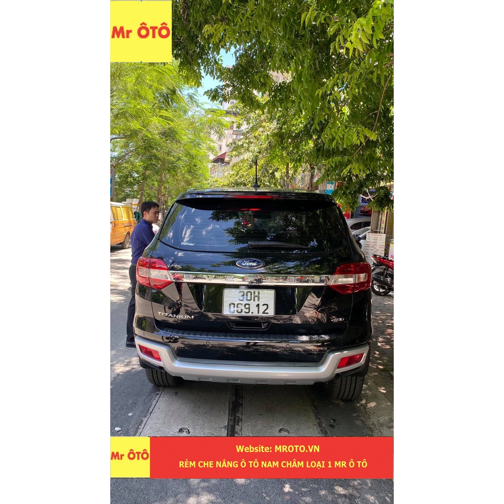 Rèm Che Nắng chống UV Xe Ford Everest 2016-2022 Hàng Loại 1 MR.ÔTÔ -Bảo Hành 2 Năm