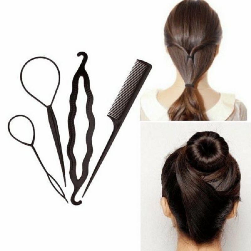 Set 4 dụng cụ hỗ trợ tạo kiểu tóc