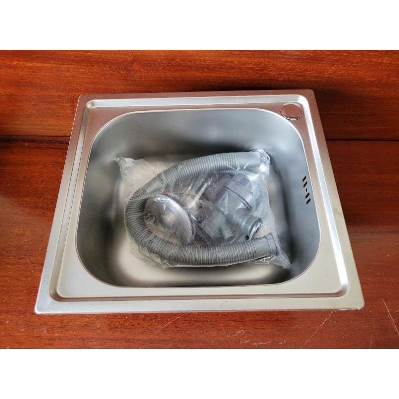 Chậu rửa chén bát 1 hộc inox 304 kt42x37cm, bồn rửa chén đơn, chậu rửa chén bát giá rẻ