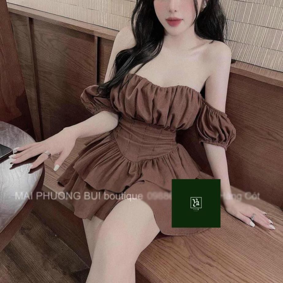 Set đồ nữ cá tính, set váy ngắn áo quây đi chơi sang chảnh mùa hè đẹp YA131 | BigBuy360 - bigbuy360.vn