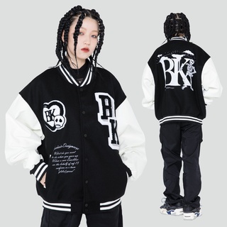 Áo khoác Bomber Made Extreme x Blackair Punkstar Patchwork Varsity