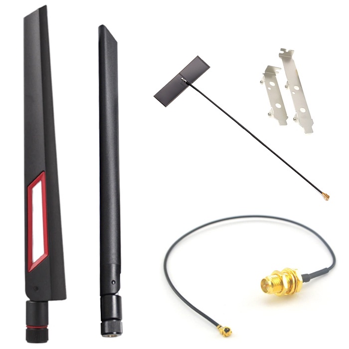 Antenna thu và phát sóng wifi 2.4G và 5G, dây cáp IPEX4, phụ kiện lắp wifi