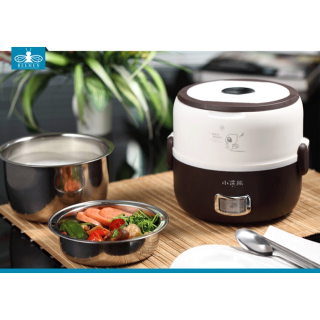 Hộp cơm cắm điện 2 tầng