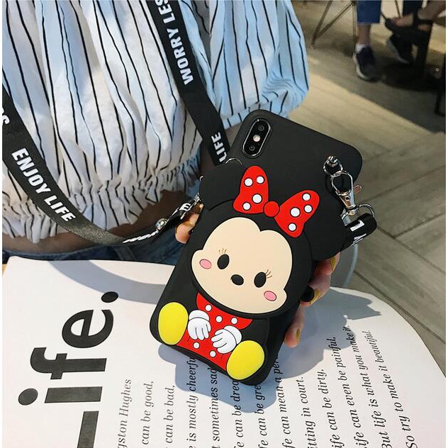 Ốp lưng ví hình chuột mickey và minnie cho OPPO Reno 3 Pro 2 Z 2F 2Z F11 F9 Pro F7 F5 Youth F3 F1S F1 F3 Plus | BigBuy360 - bigbuy360.vn