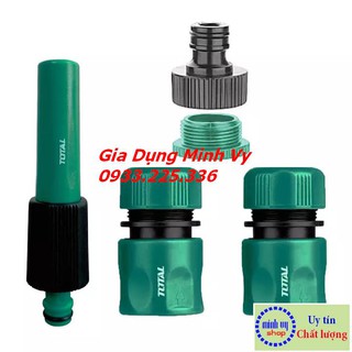  Bộ 5 khớp nối vòi xịt rửa xe, tưới cây TOTAL THHCS05122