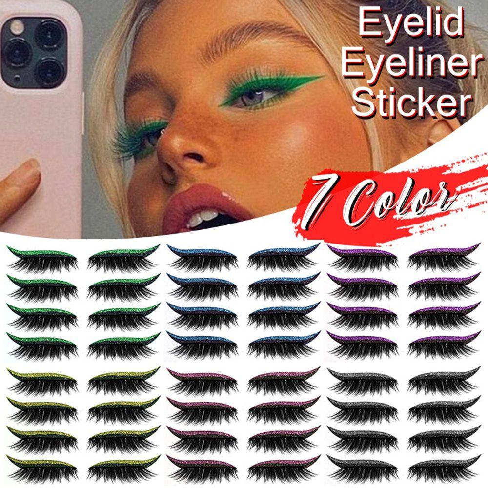 QQMALL Miếng Dán Kích Mí Vô Hình Tự Dính Chống Nước Có Thể Tái Sử Dụng Cho Nữ