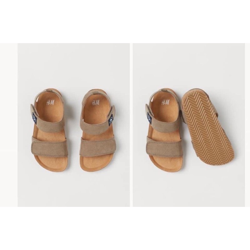Sandal HM màu nâu tây