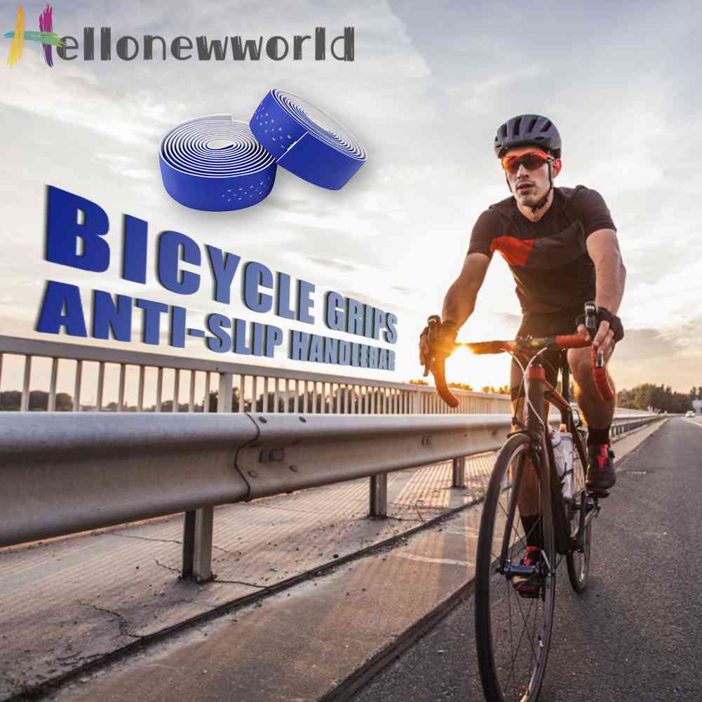 2 Miếng Bọc Tay Cầm Xe Đạp Bằng Da PU Chống Trượt