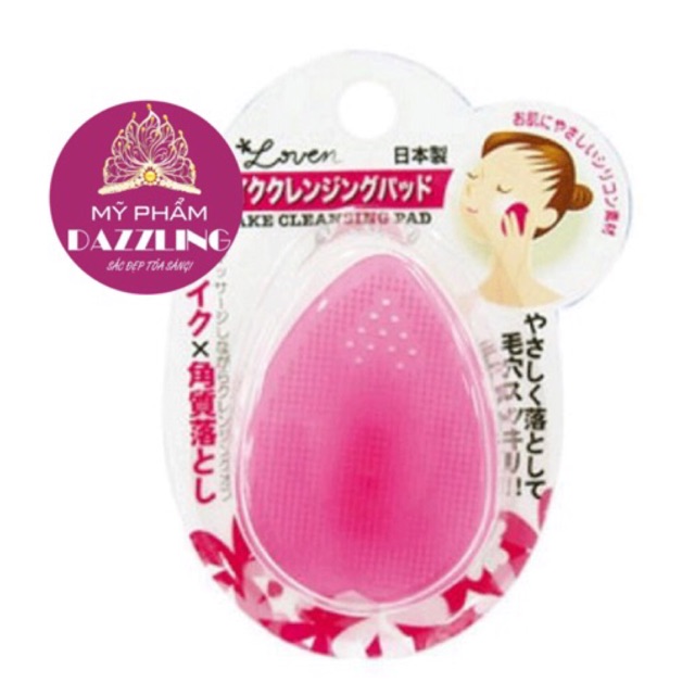 Pad Rửa Mặt Nhật Silicon Loven Making Cleansing