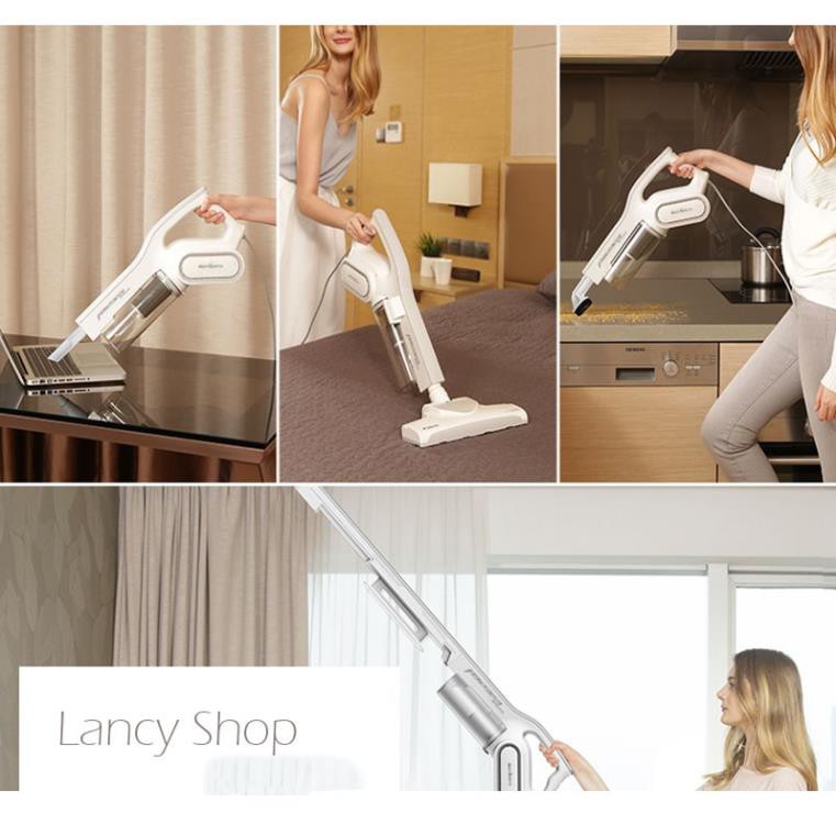 Máy Hút Bụi Gia Đình Cầm Tay Deerma DX115C Máy Hút Bụi Đa Năng 2 trong 1 Thiết Kế 3 Đầu Hút, Độ Ồn Thấp VT47 | BigBuy360 - bigbuy360.vn