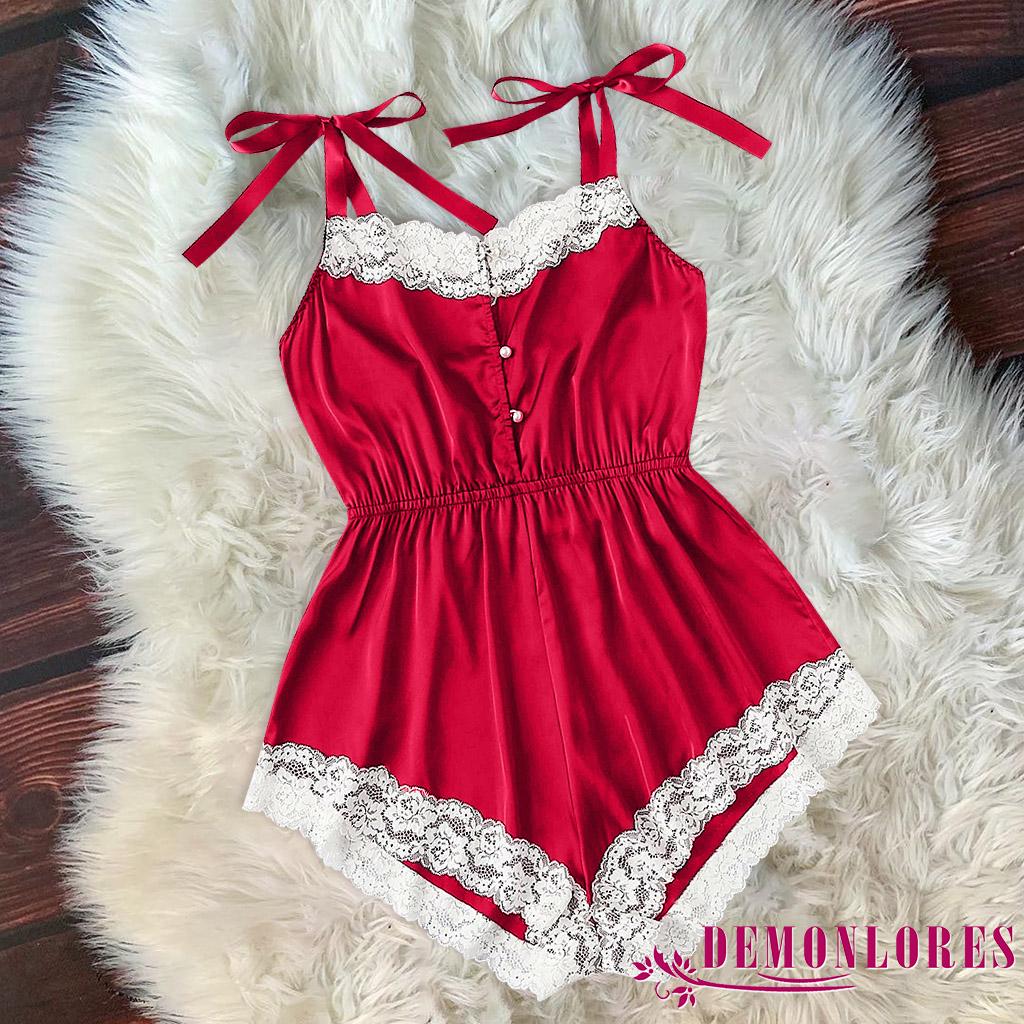 Bodysuit Hai Dây Phối Ren Hở Lưng Quyến Rũ Dành Cho Nữ | BigBuy360 - bigbuy360.vn