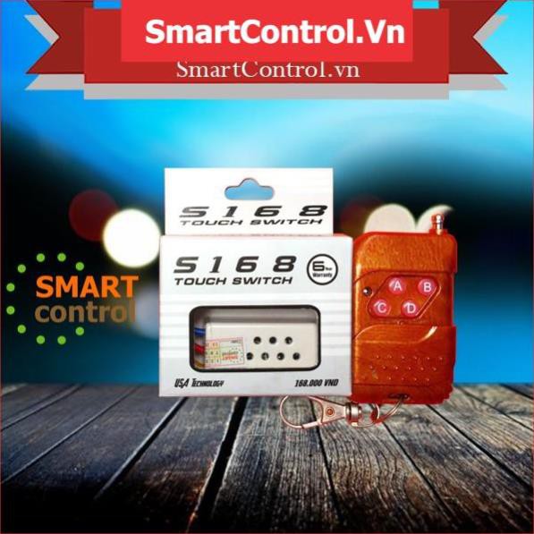 Combo gía sốc - Công tắc điều khiển từ xa S168 và Remote sóng RF 315Mhz