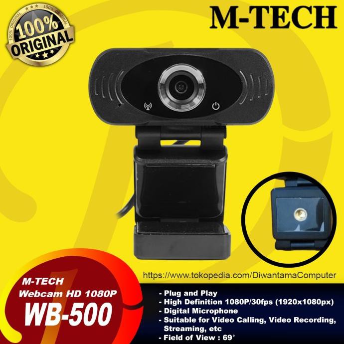 Webcam M-Tech WB500 / WB-500 HD 1080P | BigBuy360 - bigbuy360.vn