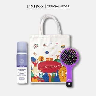 [HB Gift] Lược Gỡ Rối Cầu Vồng Kèm Gương Umi, Túi Tote Lixibox Festival, Xịt Khoáng Hữu Cơ Jonzac Thermal Spring Water