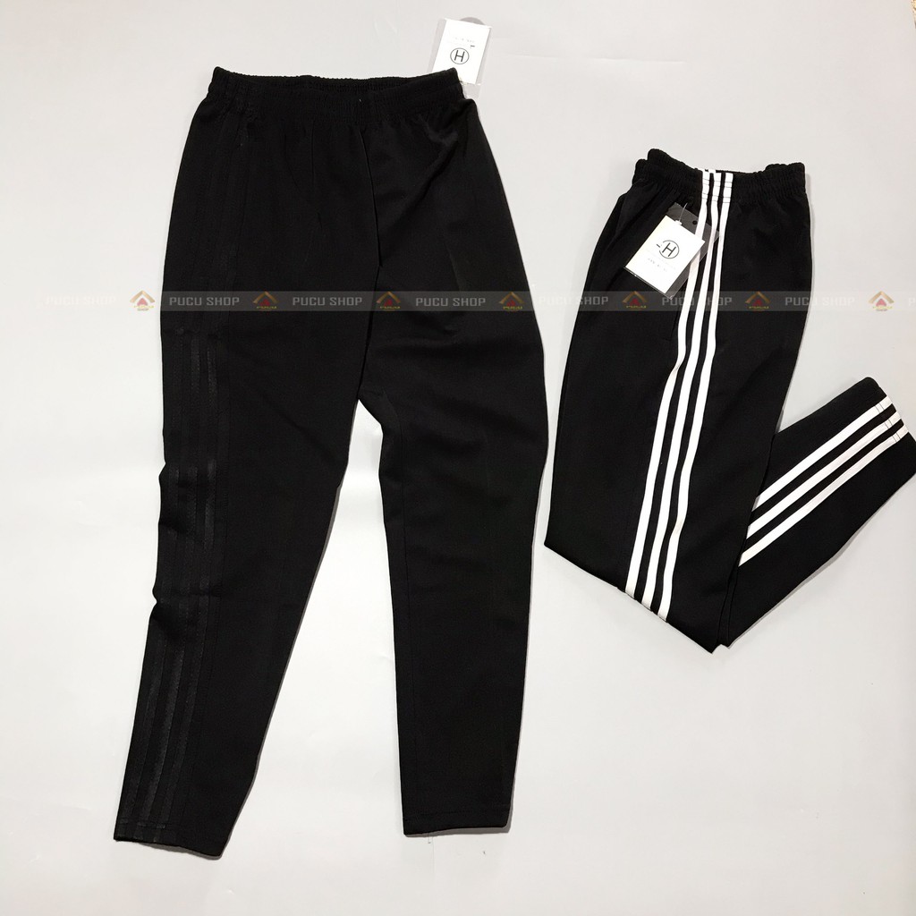 Quần nỉ suông 3 sọc truyền thống kiểu dáng Unisex QN5