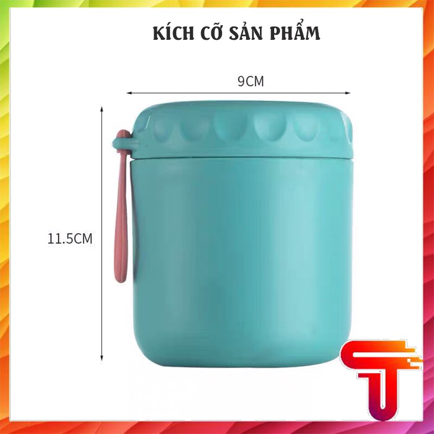 [GIÁ SỐC] Cặp lồng giữ nhiệt ELEANCE 430ml kèm thìa giữ nhiệt đến 8 tiếng - T3A4