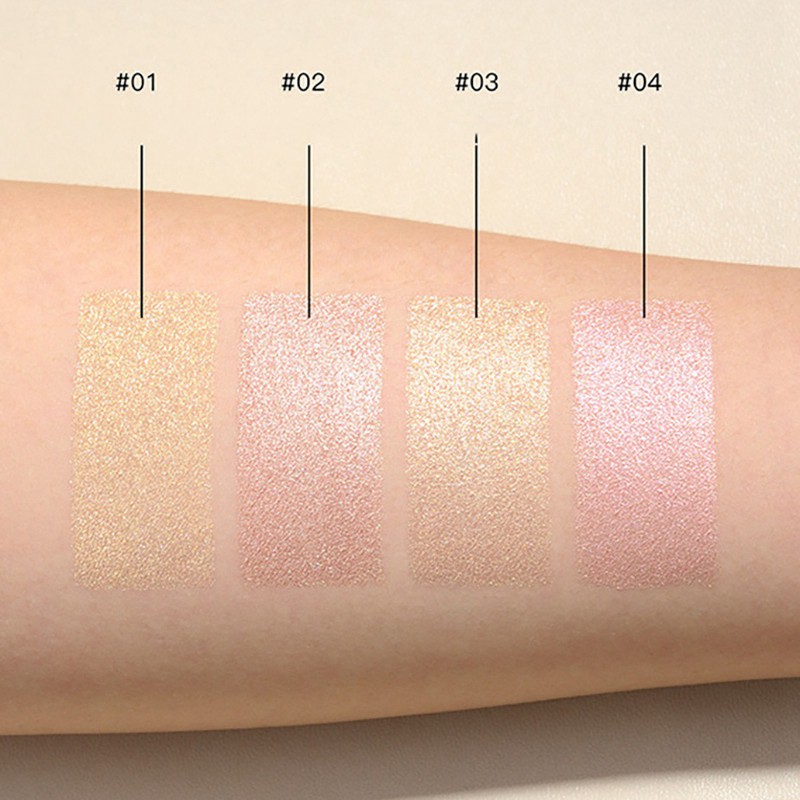 (Hàng Mới Về) Bảng Phấn Trang Điểm Bắt Sáng Tạo Khối Màu Ánh Kim 1 | BigBuy360 - bigbuy360.vn