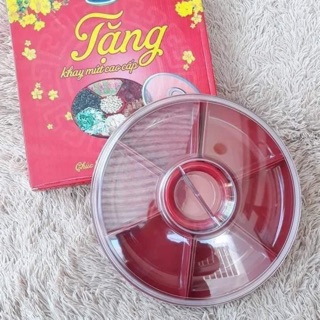 Khay mứt 6 khay bằng nhựa cứng Melamine. Hàng khuyến mãi của Vinamilk