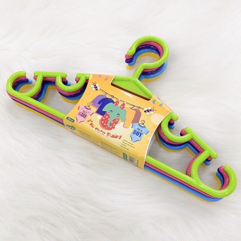 Set 5 móc trẻ em sắc màu