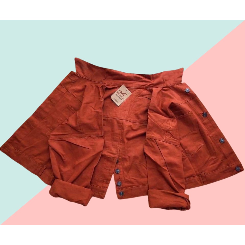 Áo khoác kaki form lửng nút sau phong cách thời trang Hàn quốc 5 màu lựa chọn. | BigBuy360 - bigbuy360.vn