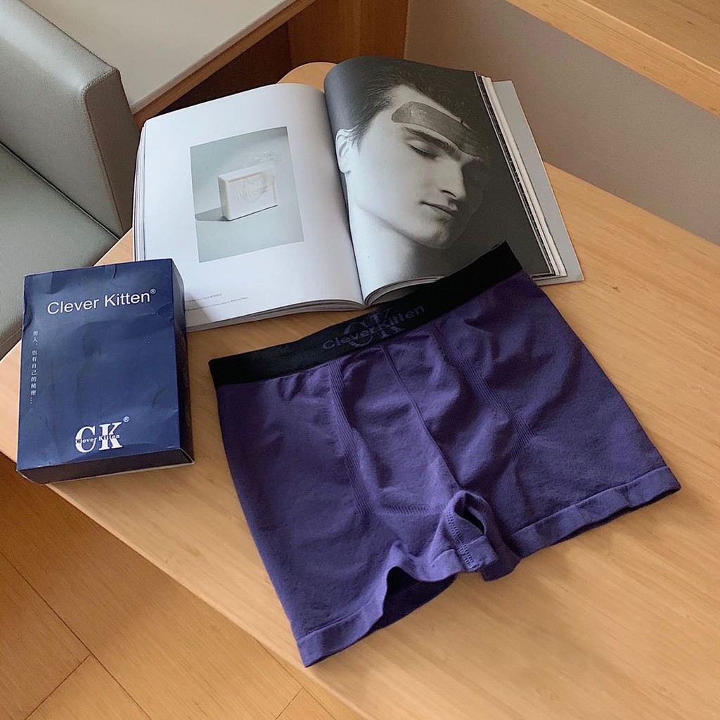 Quần lót boxer AOWEINISI thoáng khí thoải mái cho nam
