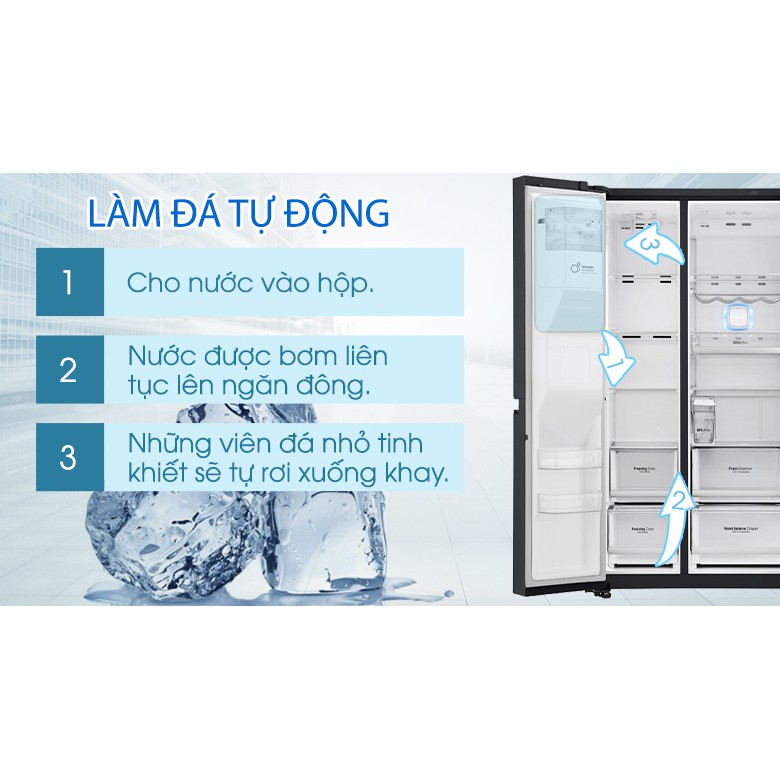 Tủ lạnh LG Inverter InstaView Door-in-Door 601 lít GR-X247MC (Miễn phí giao tại HCM-ngoài tỉnh liên hệ shop)