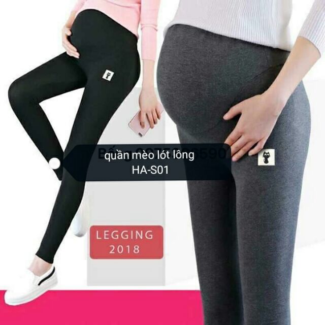 Quần bầu mèo lót lông