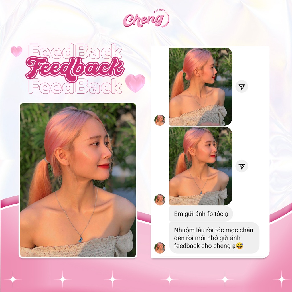 Thuốc Nhuộm Tóc Màu HỒNG PASTEL | Chenglovehair, Chenglovehairs